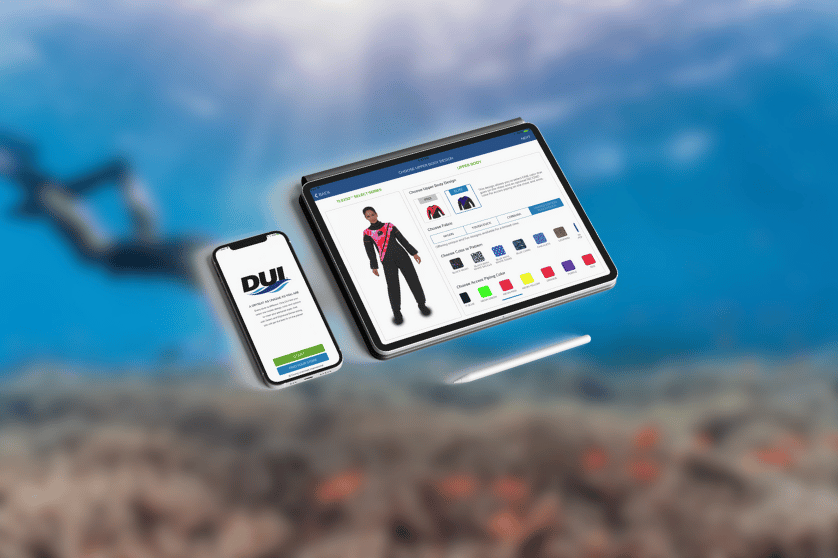 Diving Unlimited — Đặt may dry suit qua iOS